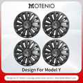 4PCS for Model Y2020-2024 Vehicle Full Coverage New Blade Wheel Cover Cap 19 Inches Hubcaps Automobile Accessories for Tesla