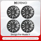 4PCS for Model Y2020-2024 Vehicle Full Coverage New Blade Wheel Cover Cap 19 Inches Hubcaps Automobile Accessories for Tesla