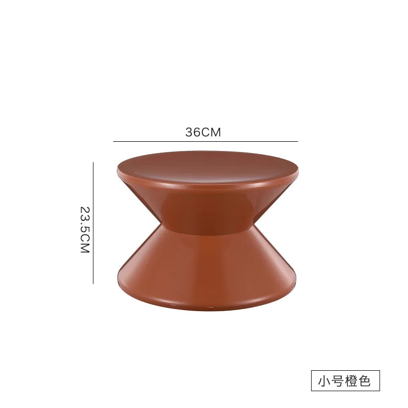 K-star Nordic Style Shoe Changing Stool Home Art Small Bench Simple Children Plastic Low Stool Creative Round Stool Hot 2024