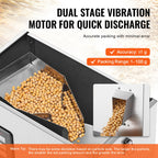 VEVOR 1-100g/1-200g/10-500g Powder Filling Machine Automatic Intelligent Particle Weighing Dispenser Machine  for Tea Seeds