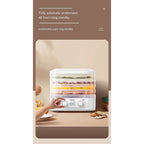 5 Layer Fruit Vegetable Dehydrator Machine Smart 220V 110V Electric Food Dryer for Dry Beef Jerky Meat Fish Tea 식품건조기 음식짤순 건조기시트
