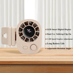 Eary Car Clip On Fan With 360 Rotate 100 Speeds Wind Adjustable USB Re