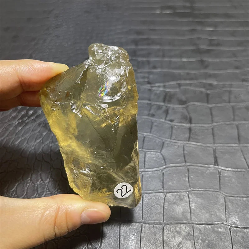 Natural Topaz Crystal Rough Raw Stone Rock Specimen Brazil