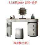 Girls Baby Mirror Dresser Table Sets Waterprrof Nordic Storage Dressing Table Wood Women Coiffeuse De Chambre Bedroom Furniture