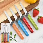 High-end 4-piece kitchen knife set, stainless steel fruit knife. A multi-functional knife used by kitchen chefs for cutting meat