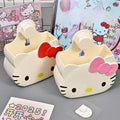 Hello Kitty Cute Cartoon Storage Box Kitchen Utensils Cosmetics Storage Box Wholesale for Children Friends Festival Kawaii Gifts