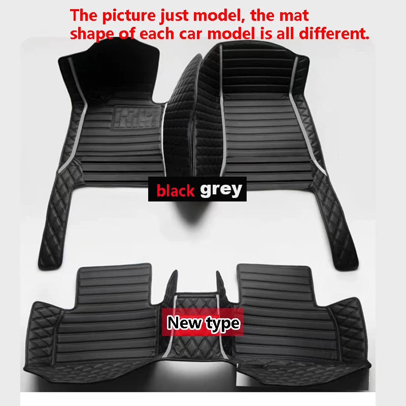 Car Floor Mat For Custom For Haval H6 2023 Automobile Rugs Non-Slip Leather Man Full Set Luxury Woman Foot Pads Auto Accessory