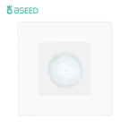 BSEED Human Body Sensor Switch Wall Lamp Switch 90℃ Infrared Motion Detector Galss Frame Plastic FrameEU Standard Light Switches