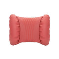 Summer Car Headrest Lumbar Nappa Leather Support Pillow Set Soft Comfortable Breathable Car Neck Pillows Car Seat Accessories