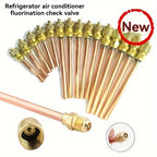 10/20PCS Car AC Refrigeration 100mm/125mm Accessories Valves Copper Tube Filling Parts 3.4 Mpa Home DIY Power Tool