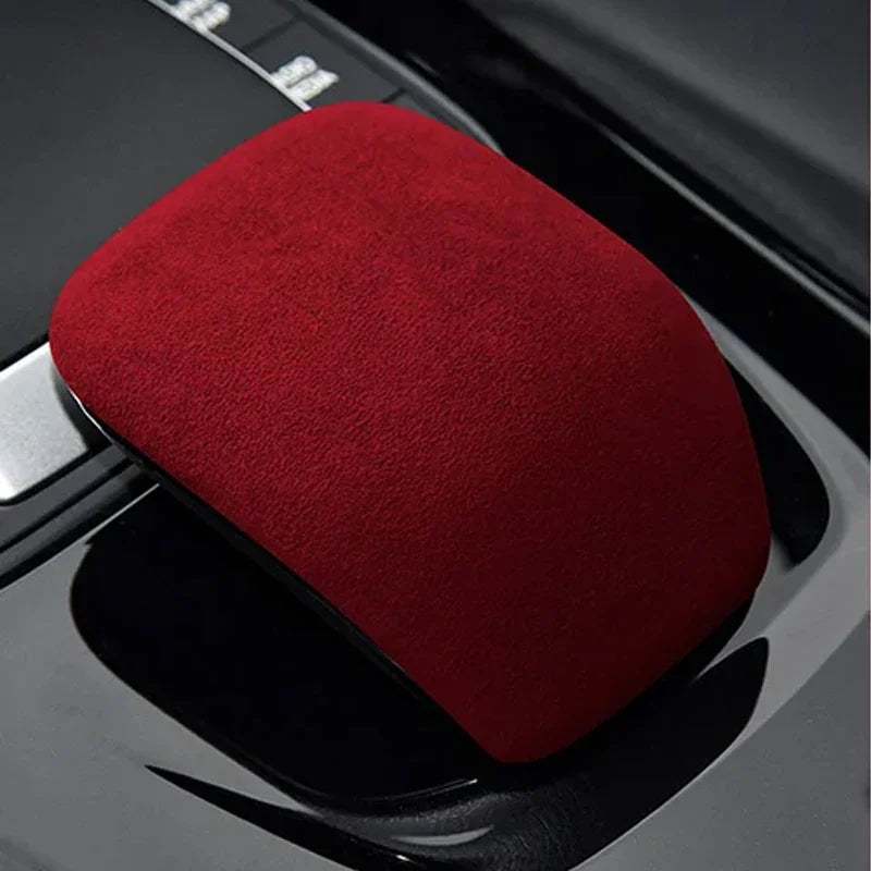 For Mercedes-Benz A-Class/CLA-Class/AMG 2019 to Present Alcan tara Gear Shift Knob Cove Car Gearshift Handle Protective Shell