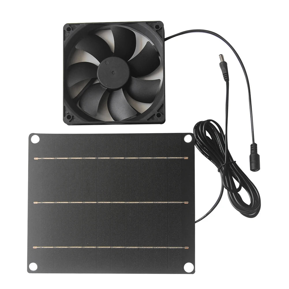 6V 6W Solar Exhaust Fan Waterproof Mini Ventilator Solar Attic Fan Roo