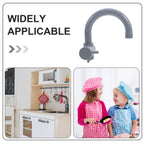 2Pcs Fun Game Faucet Kitchen Sink Toy Accessories Children's Playset Role Playing Kitchen Faucets Kids Pretend Fake Plaything