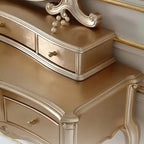 Bedroom Drawers Dressing Table Mirror Set European Princess Dressers Storage Organizer Home Coiffeuse De Chambre Furniture Home