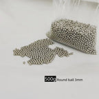 500g Stainless Steel Polished Beads Tumbling Media Pins Burnishing Media ,Rough Polishing  Precision Steel Balls solid Ball