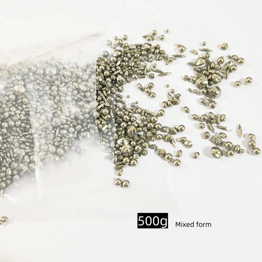 500g Stainless Steel Polished Beads Tumbling Media Pins Burnishing Media ,Rough Polishing  Precision Steel Balls solid Ball