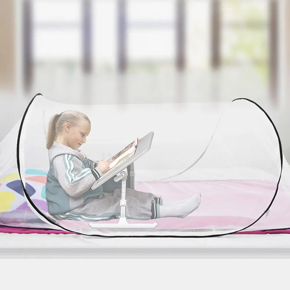 Fly Mesh Tent Portable Pop Up Mosquito Net Tent for Bed Lightweight Folding Net Tent for Indoor Outdoor Camping for Travel