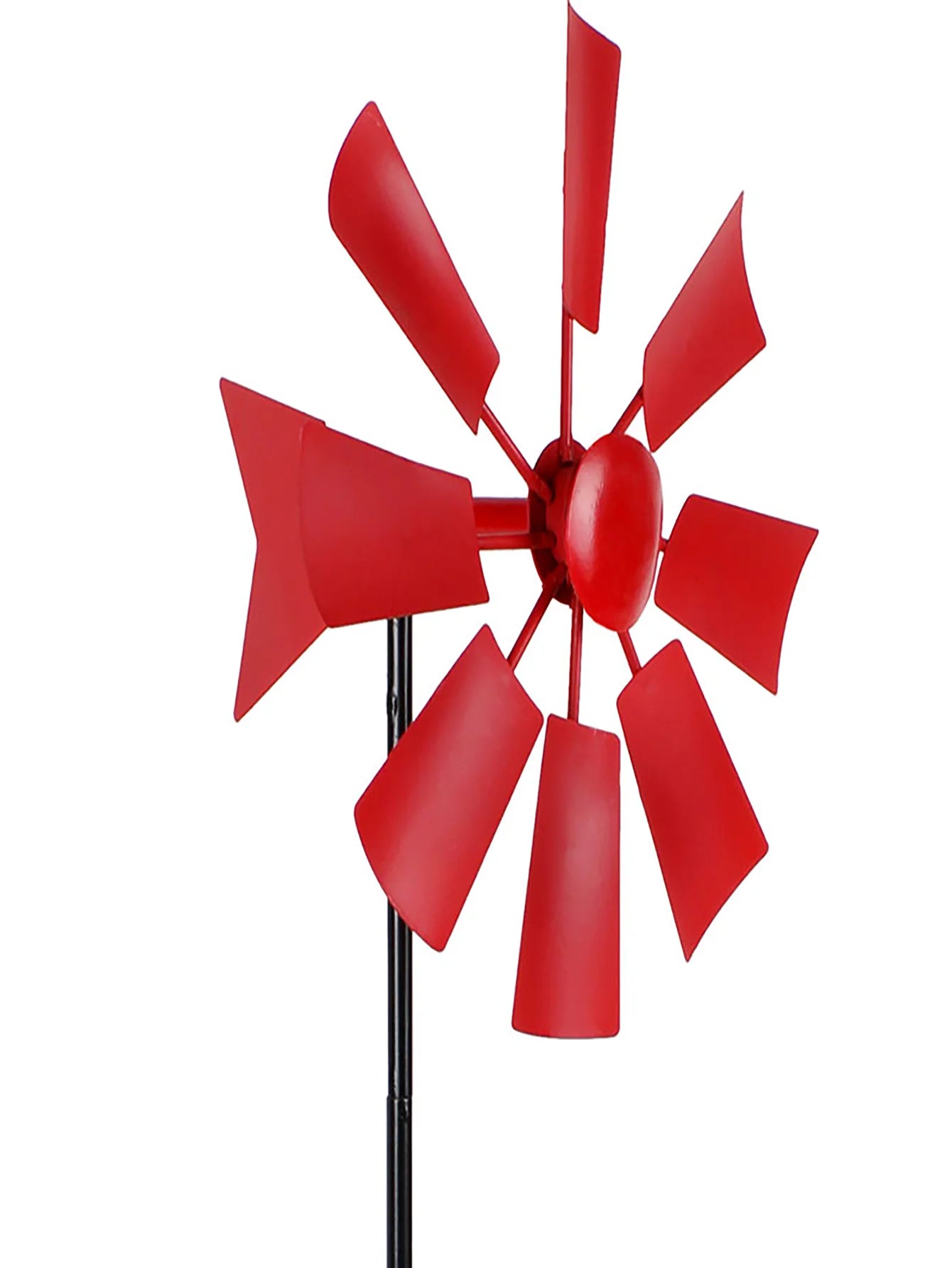 1PCS Creative Metal Rotating Windmill Outdoor Decoration Wrought Iron Windmill Pastoral Decoration Garden Courtyard Arrangement