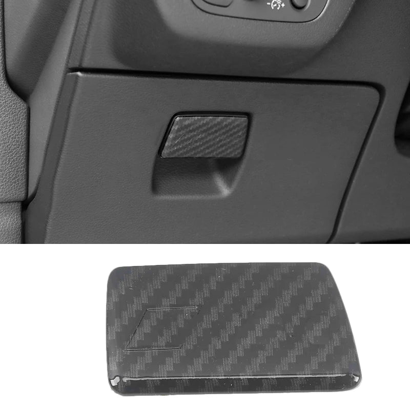 For Audi Q5 FY 2018 2019 2020 2021 Car Styling Interior Door Window Handle Panel Strips Cover Trim Carbon Fiber ABS
