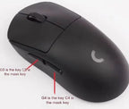 Suitable for Original replacement repair parts for Logitech GPW G pro 1st Gen wireless mouse side plug button spare kits charger