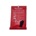 1/1.2/1.5/2M Fire Blankets Square Durable Fiberglass Retardant Fire Fiberglass Fire Shelter Safety Cover
