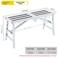 Folding telescopic stool single and double support scaffold hot dip galvanized folding footstool