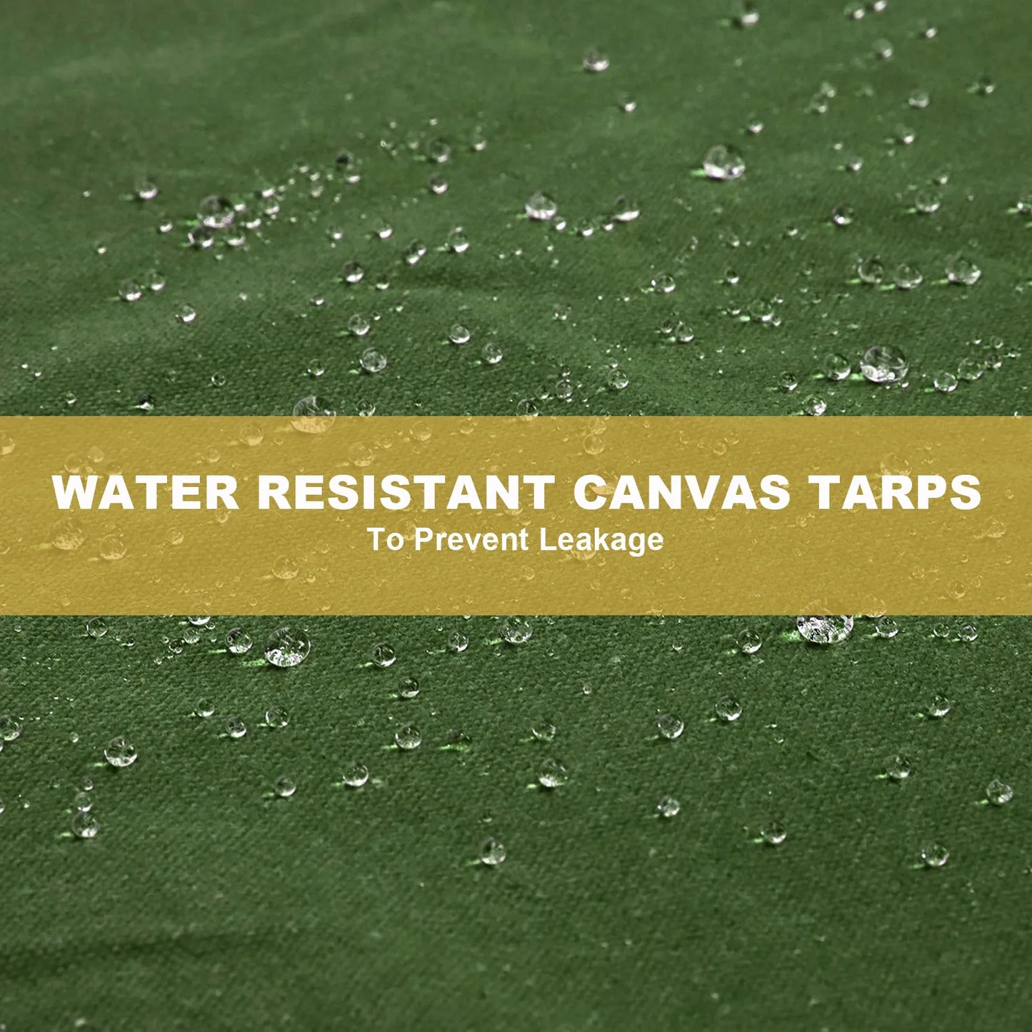 Canvas Tarp with Rustproof Grommets 450gsm Heavy Duty Multipurpose Tarpaulin Cover for Canopy Tent  Roof Camping Woodpile