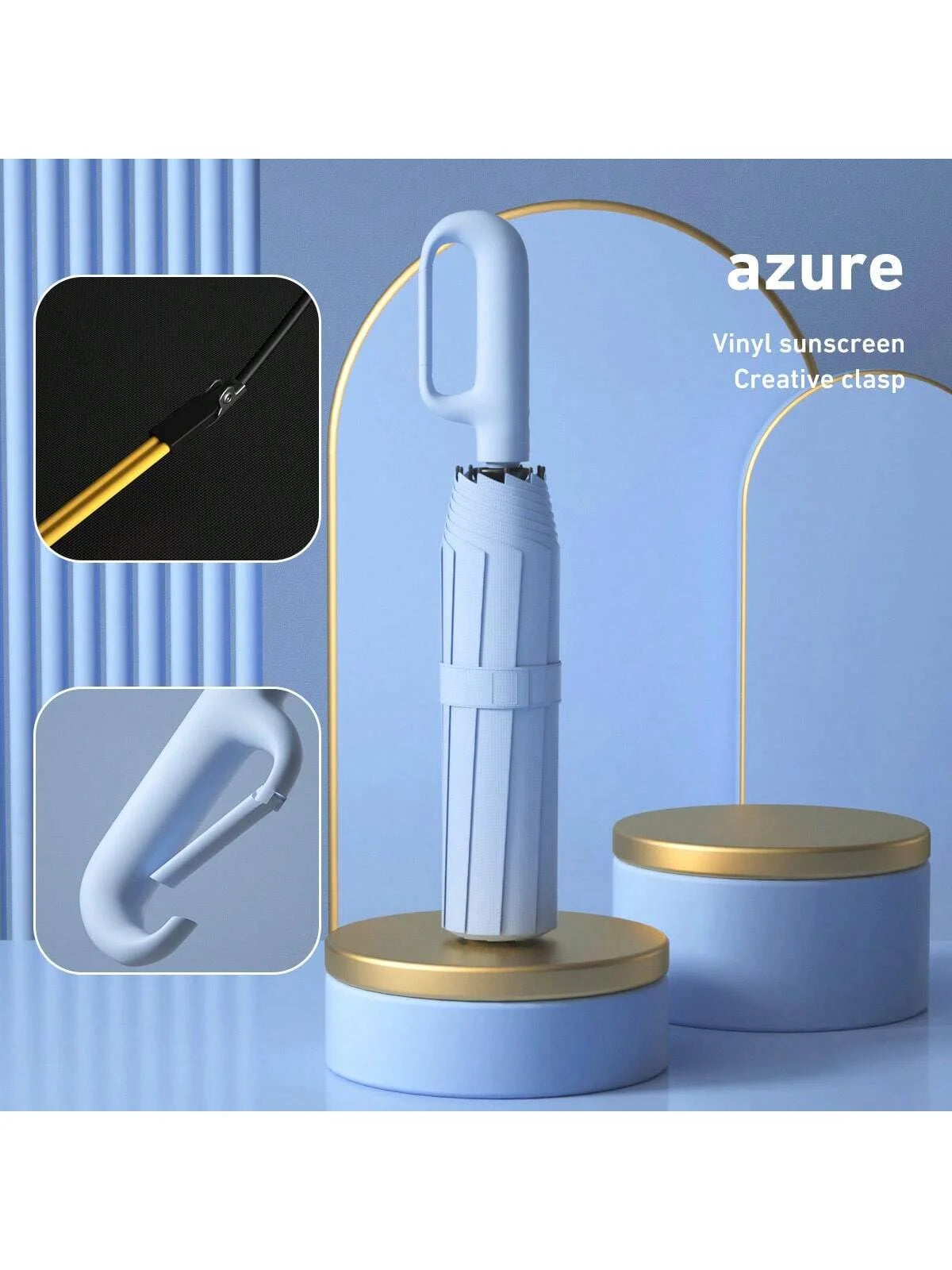 Strong Windproof Automatic Umbrella 72 Bones Sunshade Uv Protection Folding Men's Umbrella Buckle Rain Large Parasol for Women