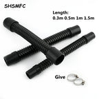 1PC 20/25/32/40/50mm I.D Plastic Aquarium Durable Corrugated Pipe Fish Tank Inlet Outlet Joint Hose Water Pump Supplies Pipe