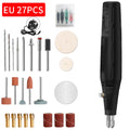 Mini Electric Drill Power Tools Drill 18000r/min Grinder Grinding Set Hand-held Drilling Machine Stepless Speed Regulation Drill