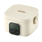 Portable Wireless Water-Free Heating Lunch Box Small Capacity for Baby Camping Trips LCD Display Rechargeable Electric Lunch Box