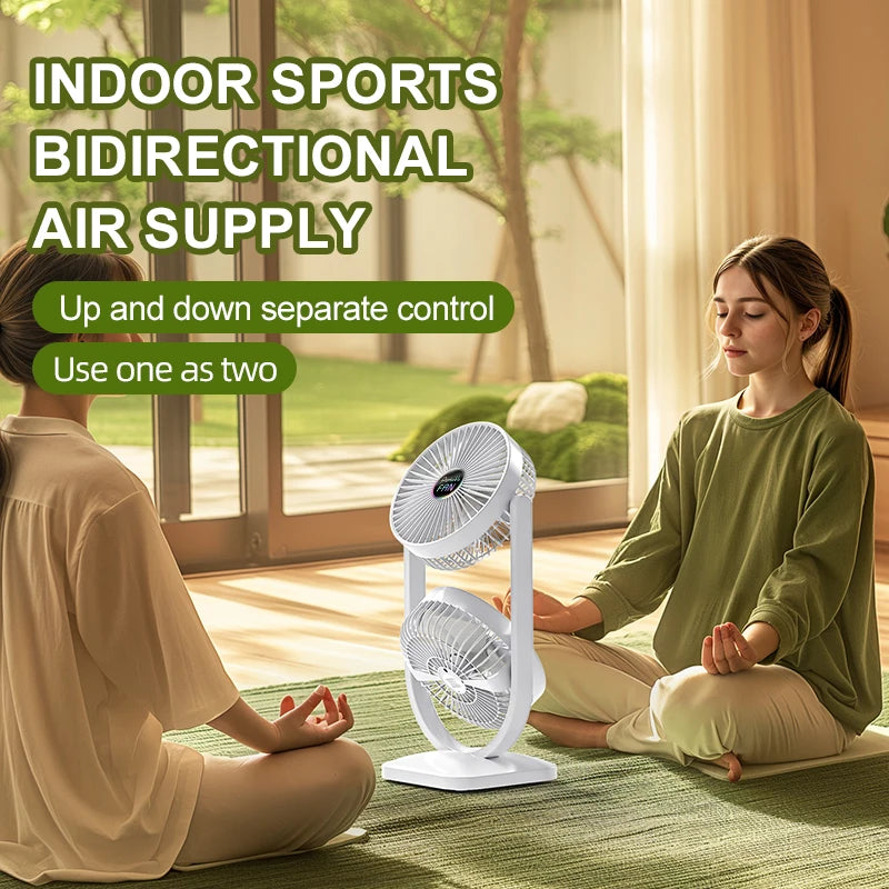 USB Charging Desktop Fan Portable Rotatable Desktop Electric Fan Suita