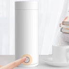 EU Plug Mini Portable Electrothermal Cup 400ML Travel Electric Kettle Heating Water Insulation Integrated Teapot Travel Thermos