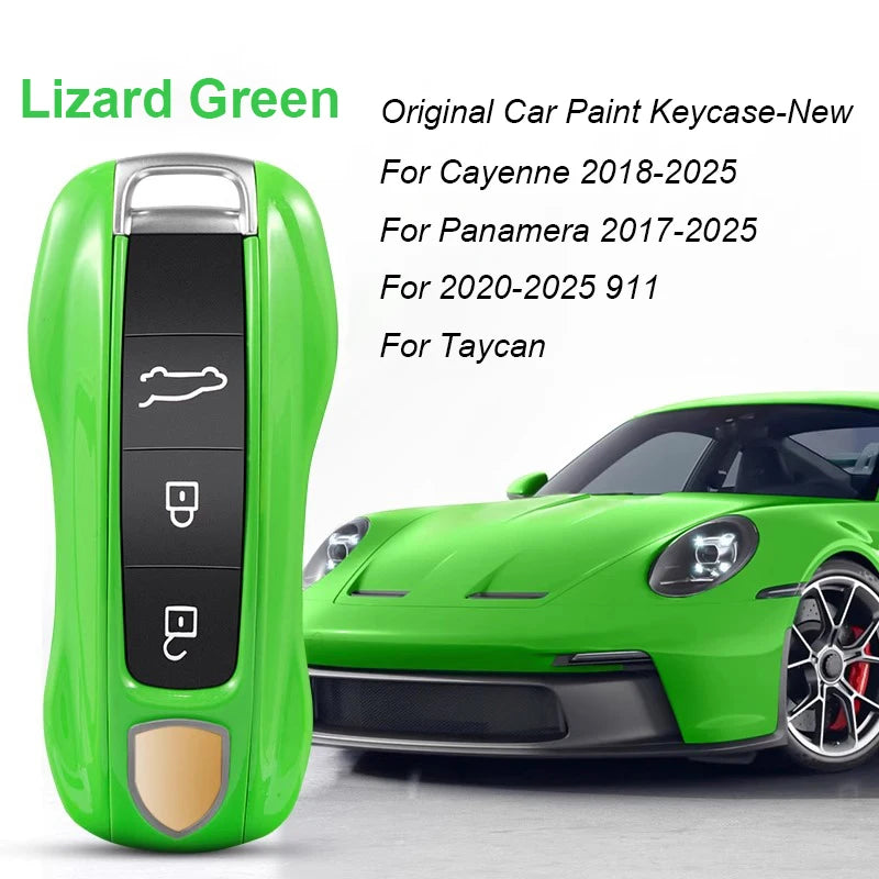 Key Case For Porsche Panamera Spyder Carrera Macan Boxster Cayman Cayenne 911 970 981 991 Smart Remote Key Case Fob Covers Bag