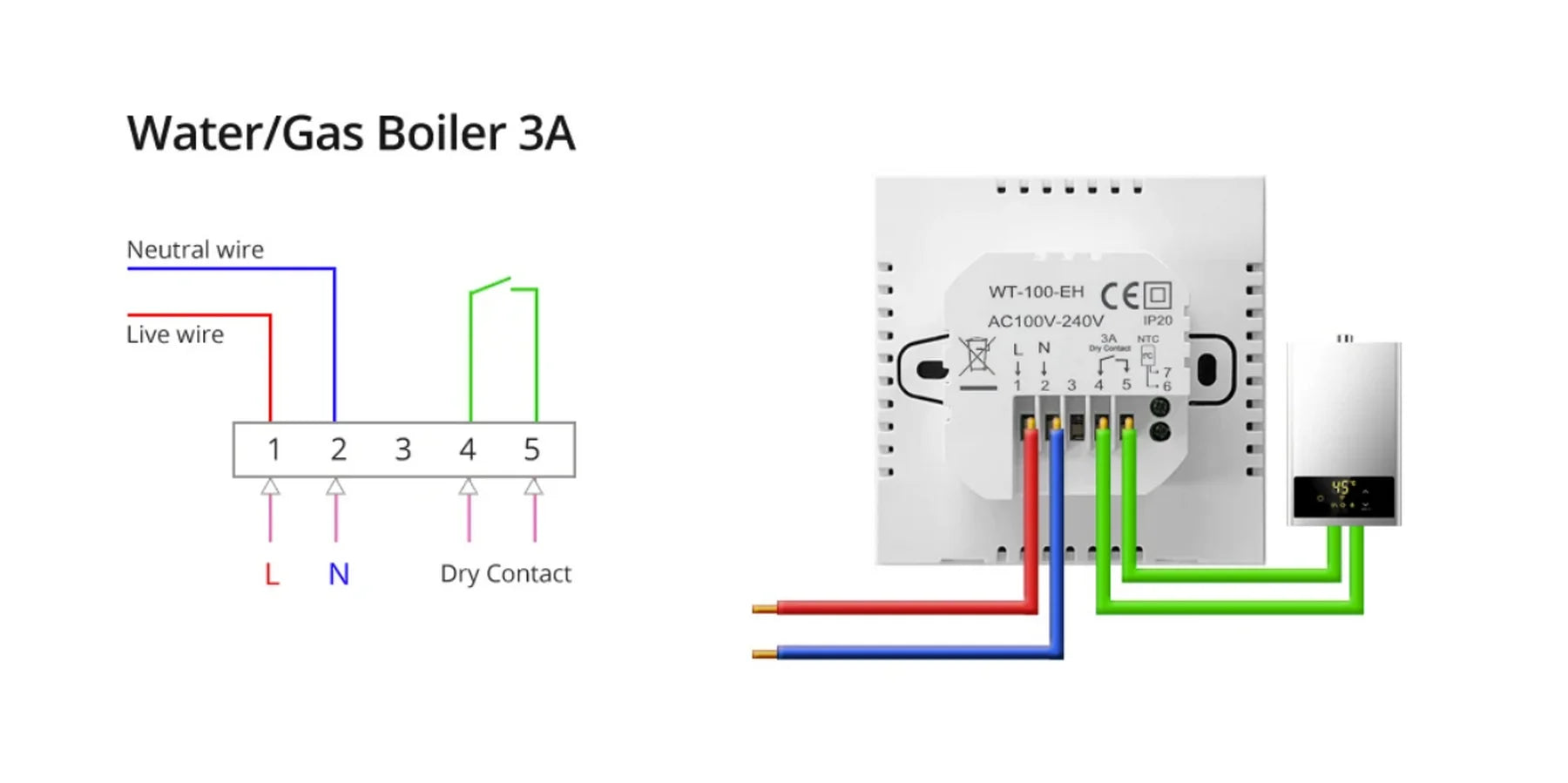 Tuya Smart Thermostat For Underfloor Heating Wifi Thermostat  Floor Heating Controller Warm Floor Temperature Controller Alexa