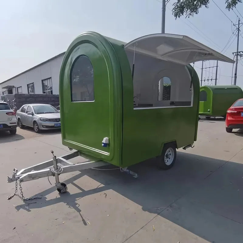 Fully Equipped Towable Food Carts Food Truck with Full Kitchen