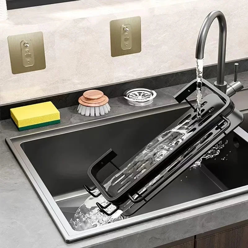 Kitchen Storage Rack Sink Drain Rack Sponge Holder Sink Hanging drainer kitchen dishes Drainer Shelf Shelves Kitchen Organizer