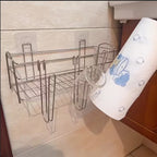 Kitchen Storage rack Hanging Cup Drying Rack for Water Bottles Coffee Mugs Storage with Hooks Space Saving Bathroom Organizer