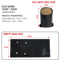 10-100 planting bags PE polybags vegetable nursery bags garden plastic bags peanut thickened planting bags nursery pots