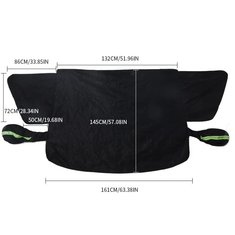 Magnetic Car Snow Shield Waterproof Windshield Cover Oxford Cloth Anti Freeze Sunshade for All Weather Protection