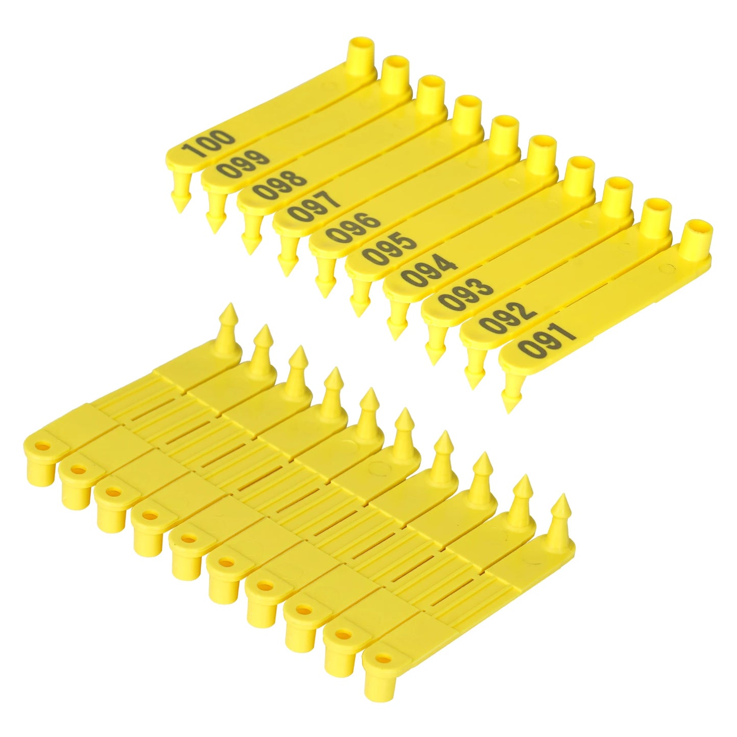 Farm Animal Ear Tag Pliers Dog Rabbits Sheep Ear Tags One-piece Nylon Material Sheep Laser Ear Tag 100 pcs