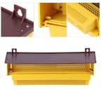 Beekeeping Tool Pollen Trap Pollen Collector Removable Yellow Plastic Pollen Trap With Ventilated Pollen Tray Beekeeping Tool