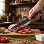 1/2-piece Kitchen Knife Set Japanese Stainless Steel Kitchen Knives With Nonslip Handles Sharp For Meat Cutting And Bone Removal