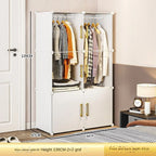 NEW Wardrobe Clothes Cabinets Dressers Cube Storage Locke Closet Plastic Collapsible Sturdy Home Bedroom Foldable Furniture