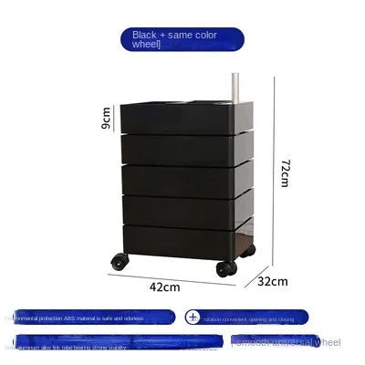 360 Rotating Storage Cabinet Movable Bedside Cabinet Ins Minimalist Nordic Internet Celebrity Cosmetics Multilayer File