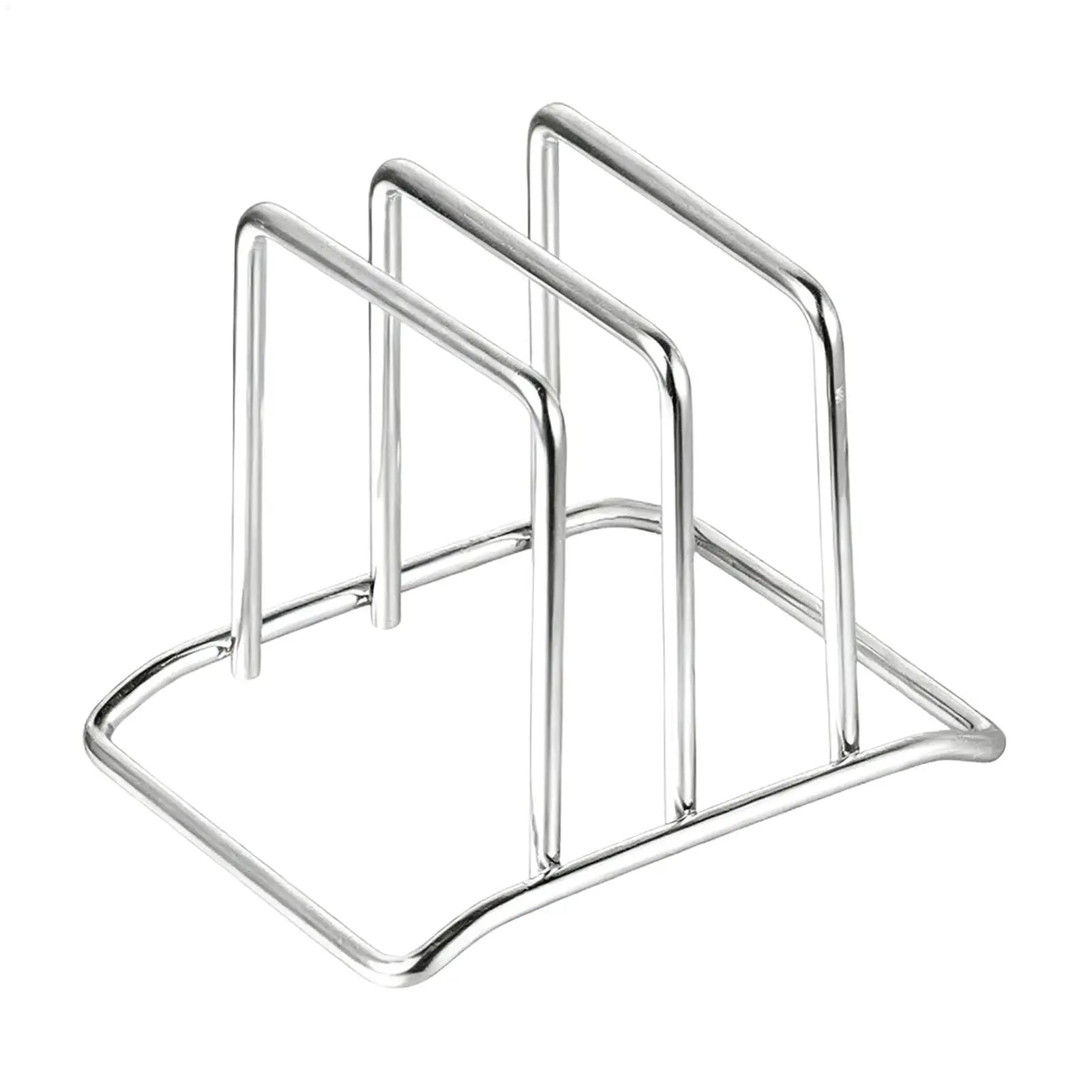Stainless Steel Cutting Board Storage Rack Pot Lid Organizer Cutting Board Holder  Baking Tool Organizer Kitchen Accessories.