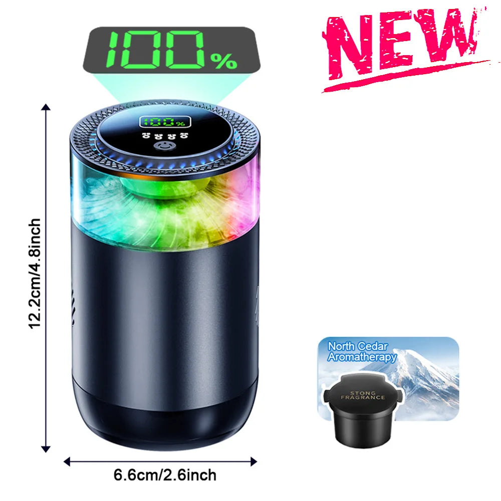 Caer Smart Car Air Freshener - Rechargeable Cloud Mist Diffuser