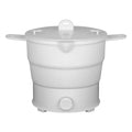 Foldable Electric Cooker 220V Mini Multifunction Hot Pot Food Steamer Cooking Machine for Dormitory Noodle Cooker for Travel