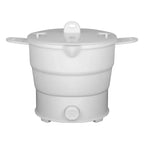 Foldable Electric Cooker 220V Mini Multifunction Hot Pot Food Steamer Cooking Machine for Dormitory Noodle Cooker for Travel