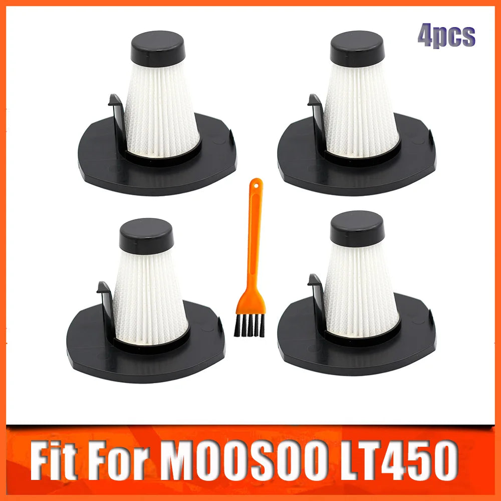 Washable Vacuums HEPA Filter Replacements for MooSoo LT450 Corded Vacuum Cleaner Filter Parts Accessories